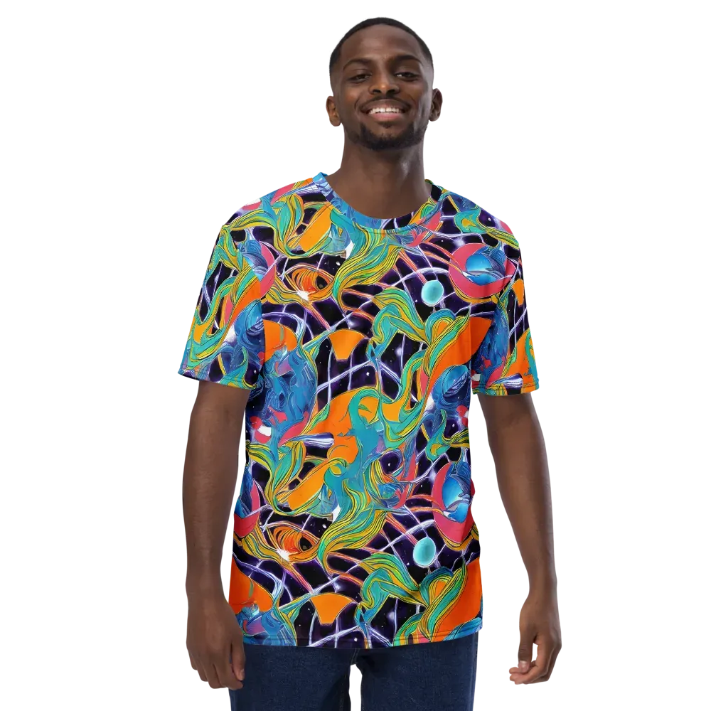 Prism Comet on Men's Crew Neck T-Shirt — Front
