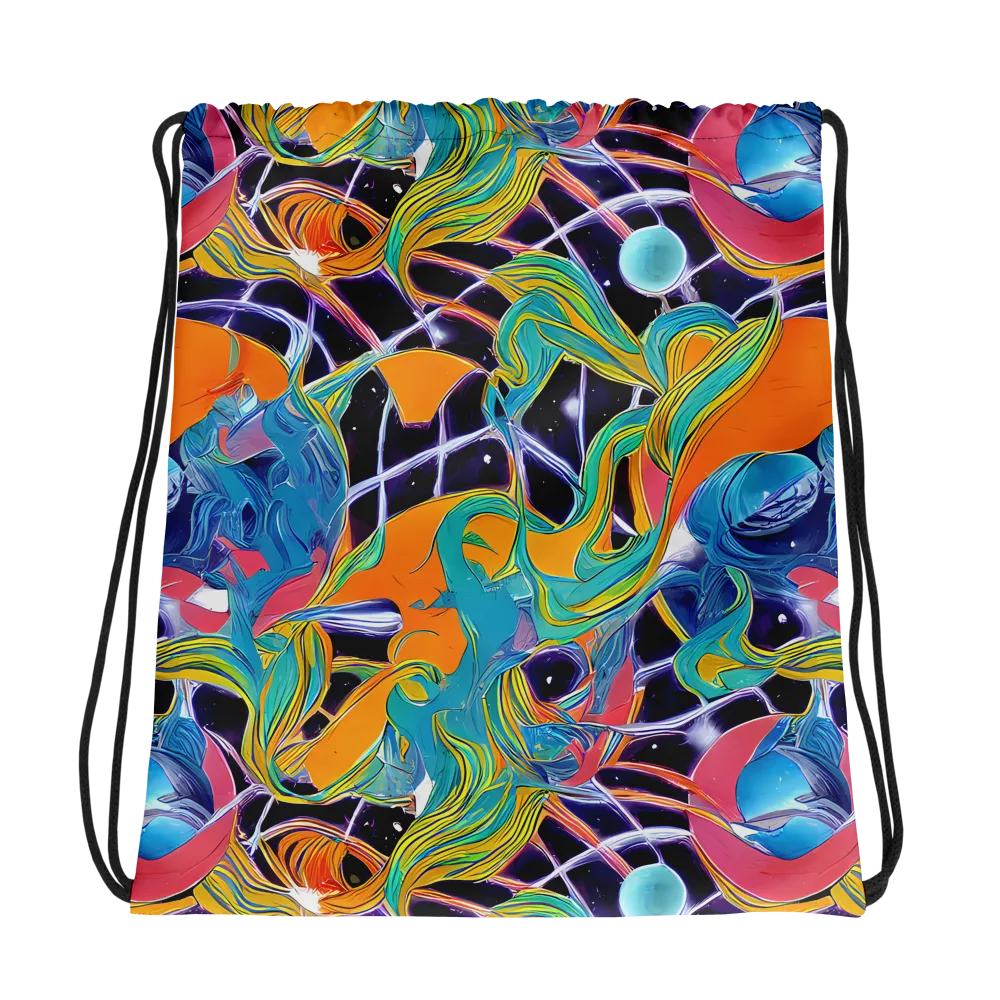 Prism Comet on Drawstring Bag — Photo