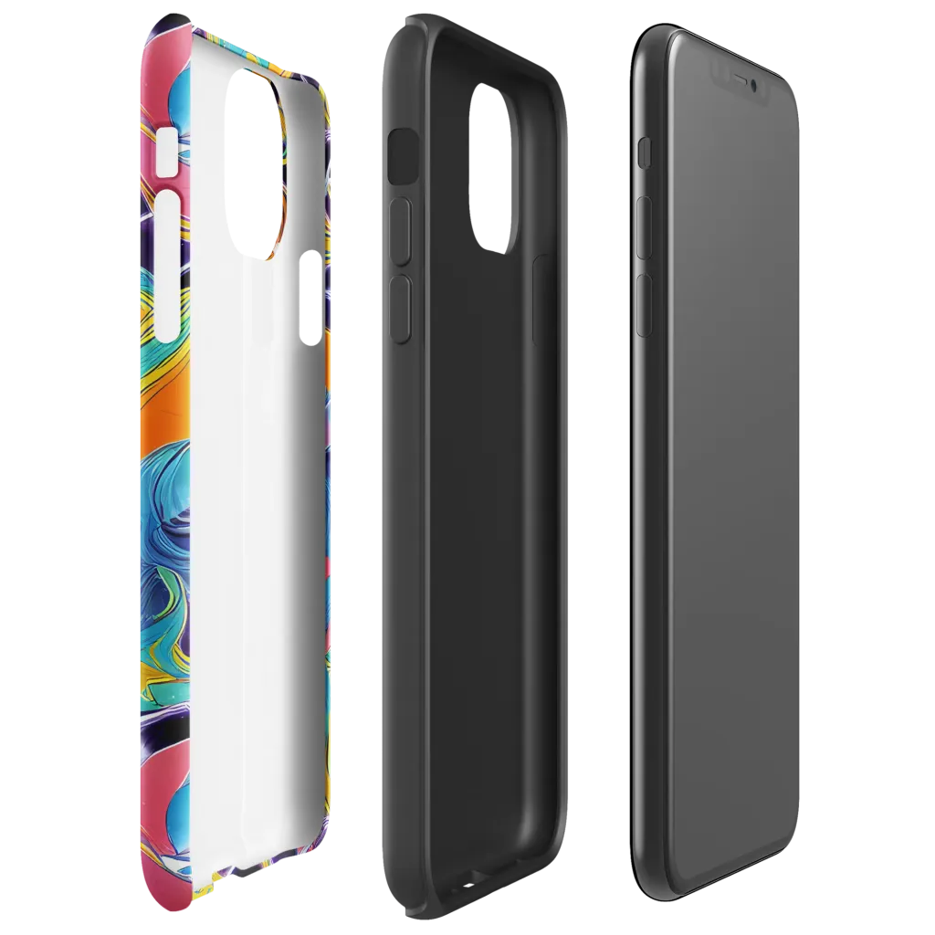 Prism Comet on Tough Case for iPhone® — Right