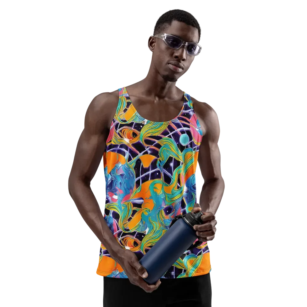 Prism Comet on Men's Tank Top — Front