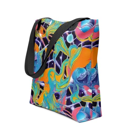 Prism Comet on a Tote Bag