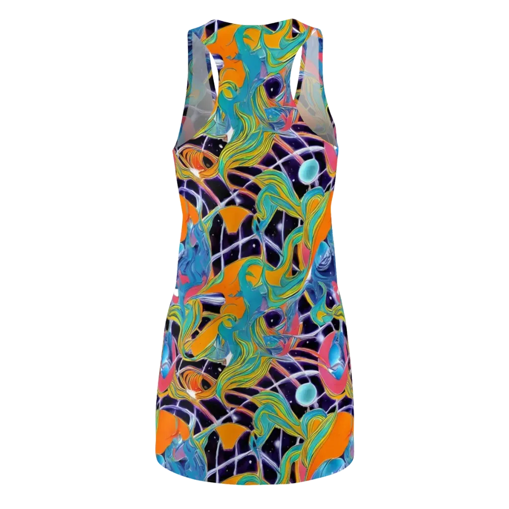 Prism Comet on Racerback Dress — Back