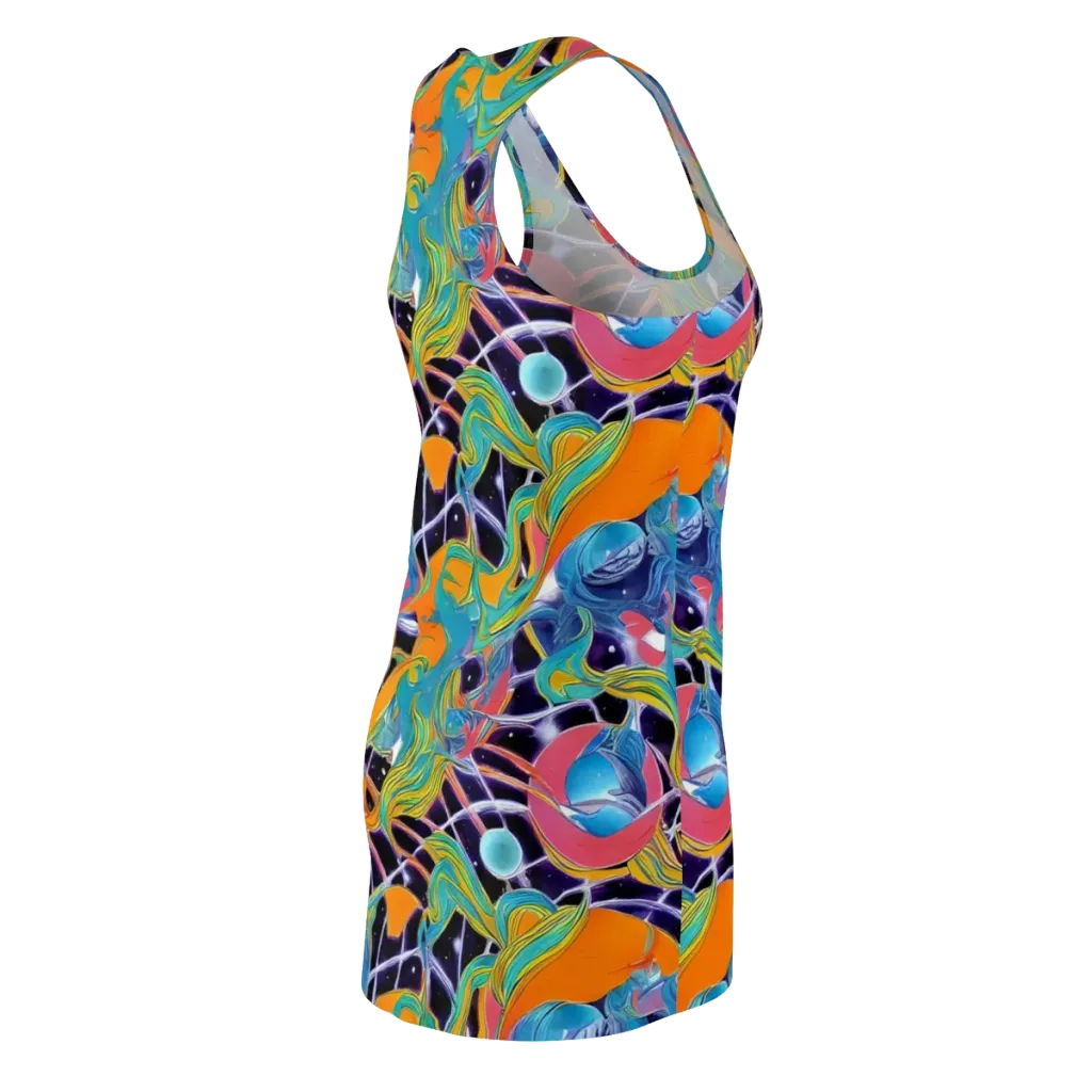Prism Comet on Racerback Dress — Back Side