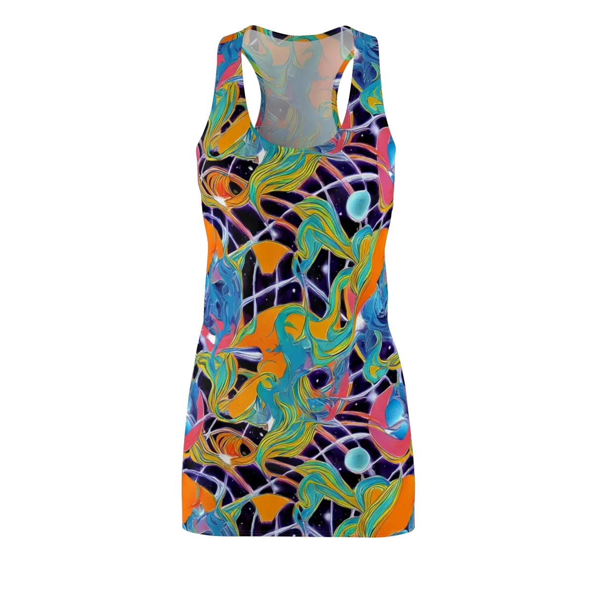 Prism Comet on Racerback Dress — Front