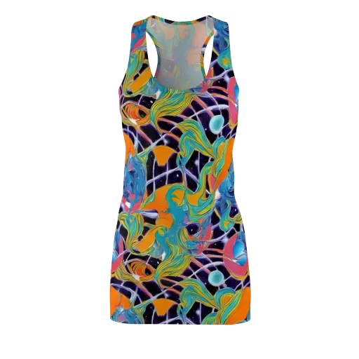 Prism Comet on a Racerback Dress