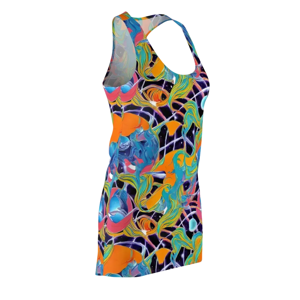 Prism Comet on Racerback Dress — Front Side