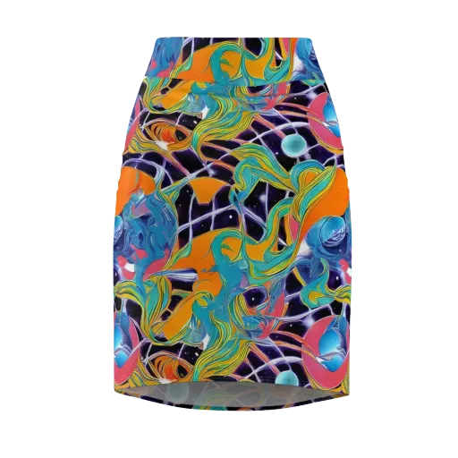Prism Comet on a Pencil Skirt