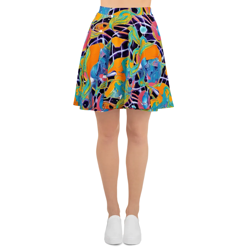 Prism Comet on Skater Skirt — Front