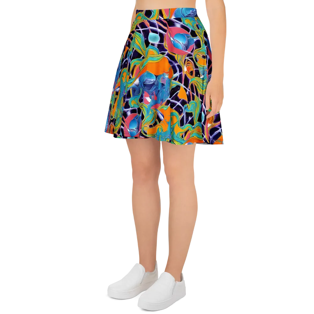 Prism Comet on Skater Skirt — Left