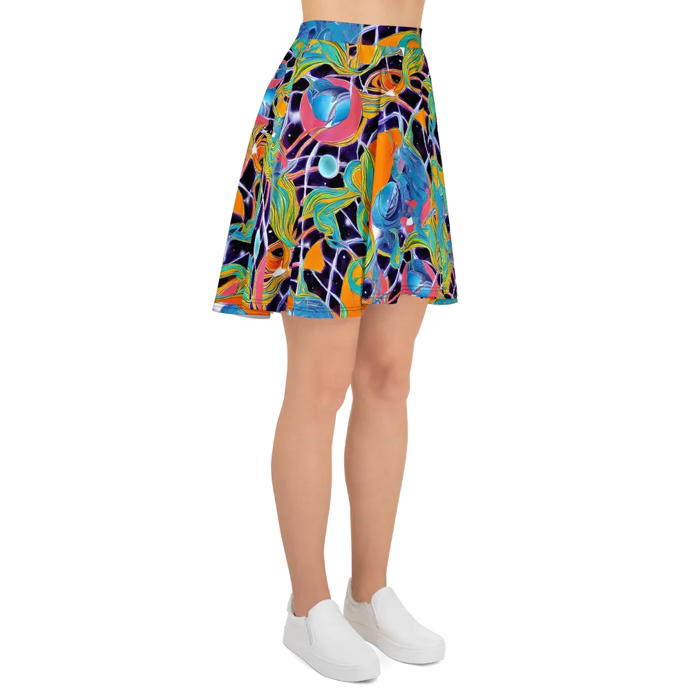 Prism Comet on Skater Skirt — Right