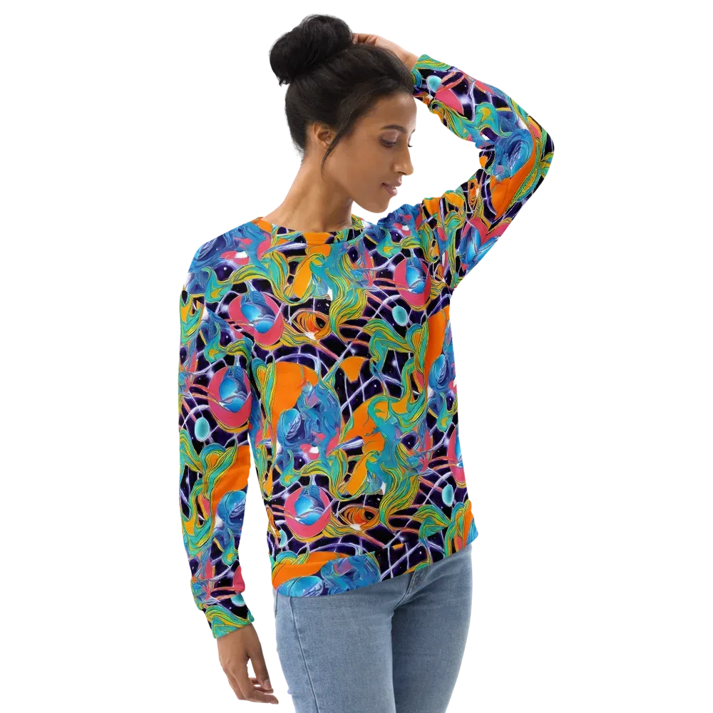 Prism Comet on Sweatshirt — Right Front