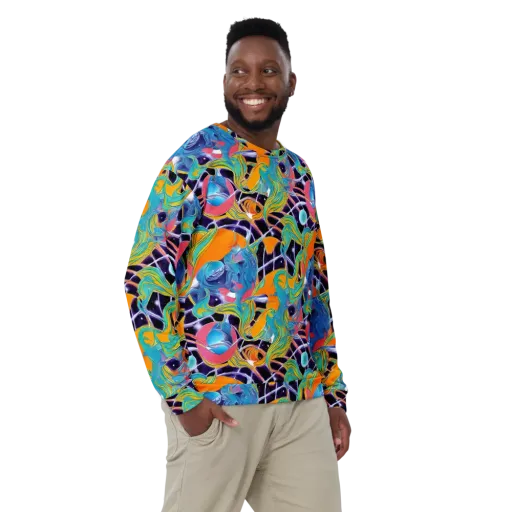 Prism Comet on a Sweatshirt