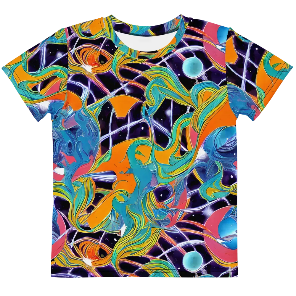 Prism Comet on Kids Crew Neck T-Shirt — Front