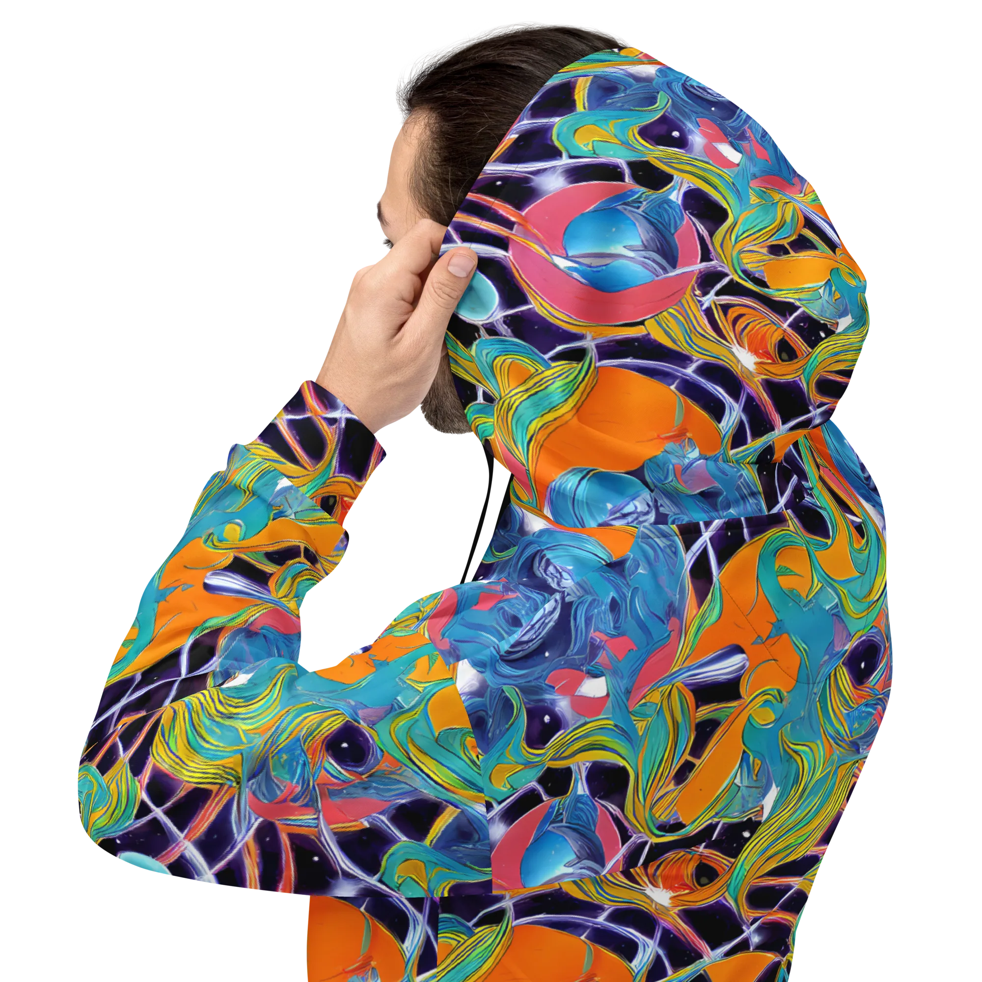 Prism Comet on Hoodie — Back