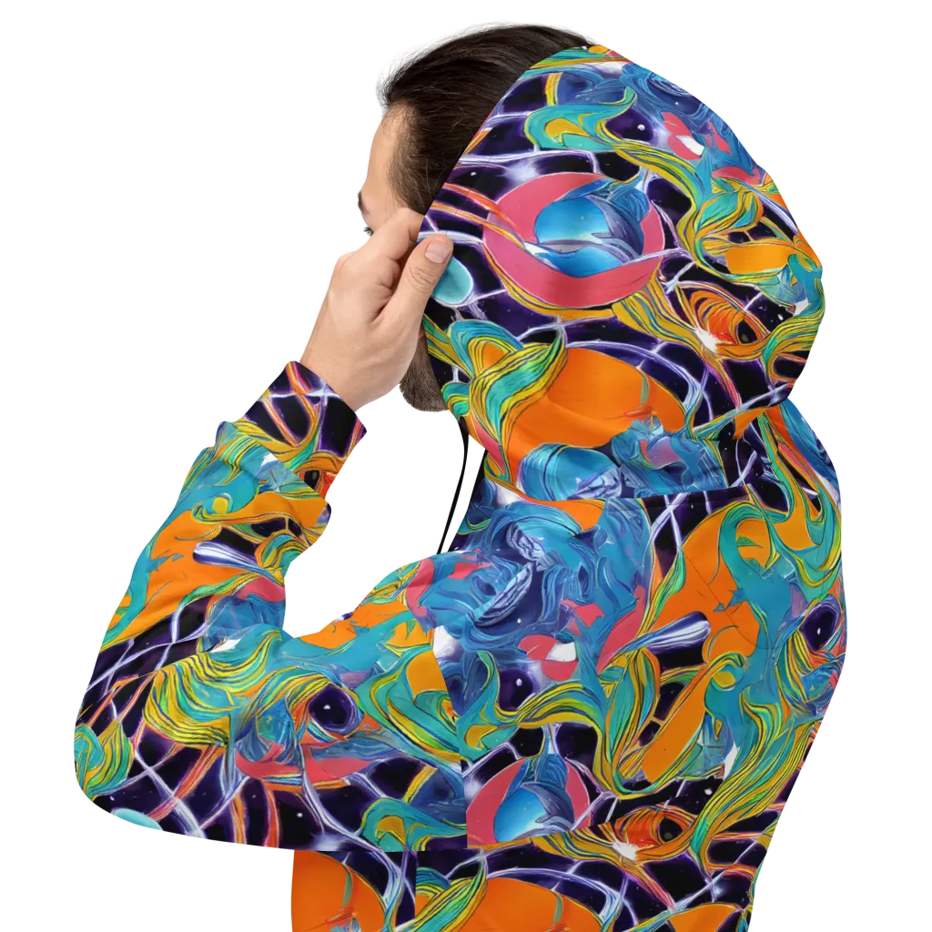 Prism Comet on Hoodie — Back