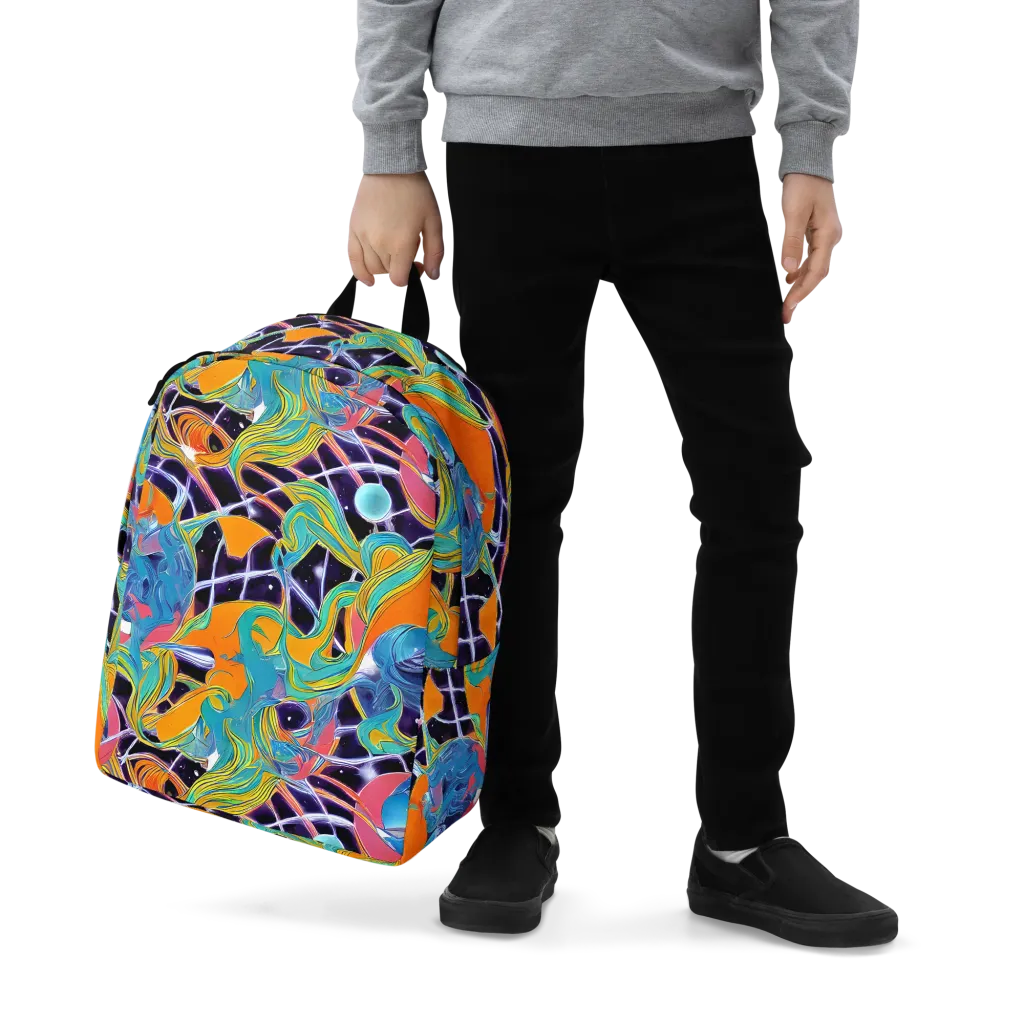 Prism Comet on Minimalist Backpack — Zoomed-in