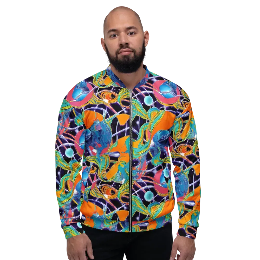 Prism Comet on Bomber Jacket — Front