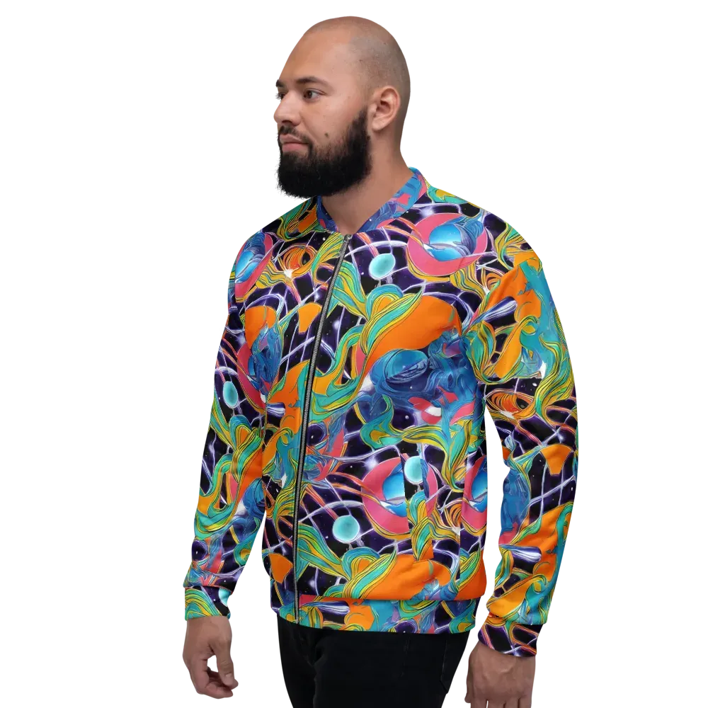 Prism Comet on Bomber Jacket — Left