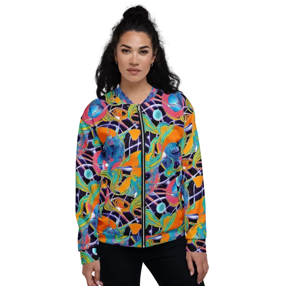 Prism Comet on Bomber Jacket — Front