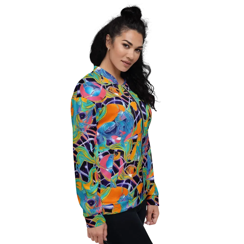 Prism Comet on Bomber Jacket — Right