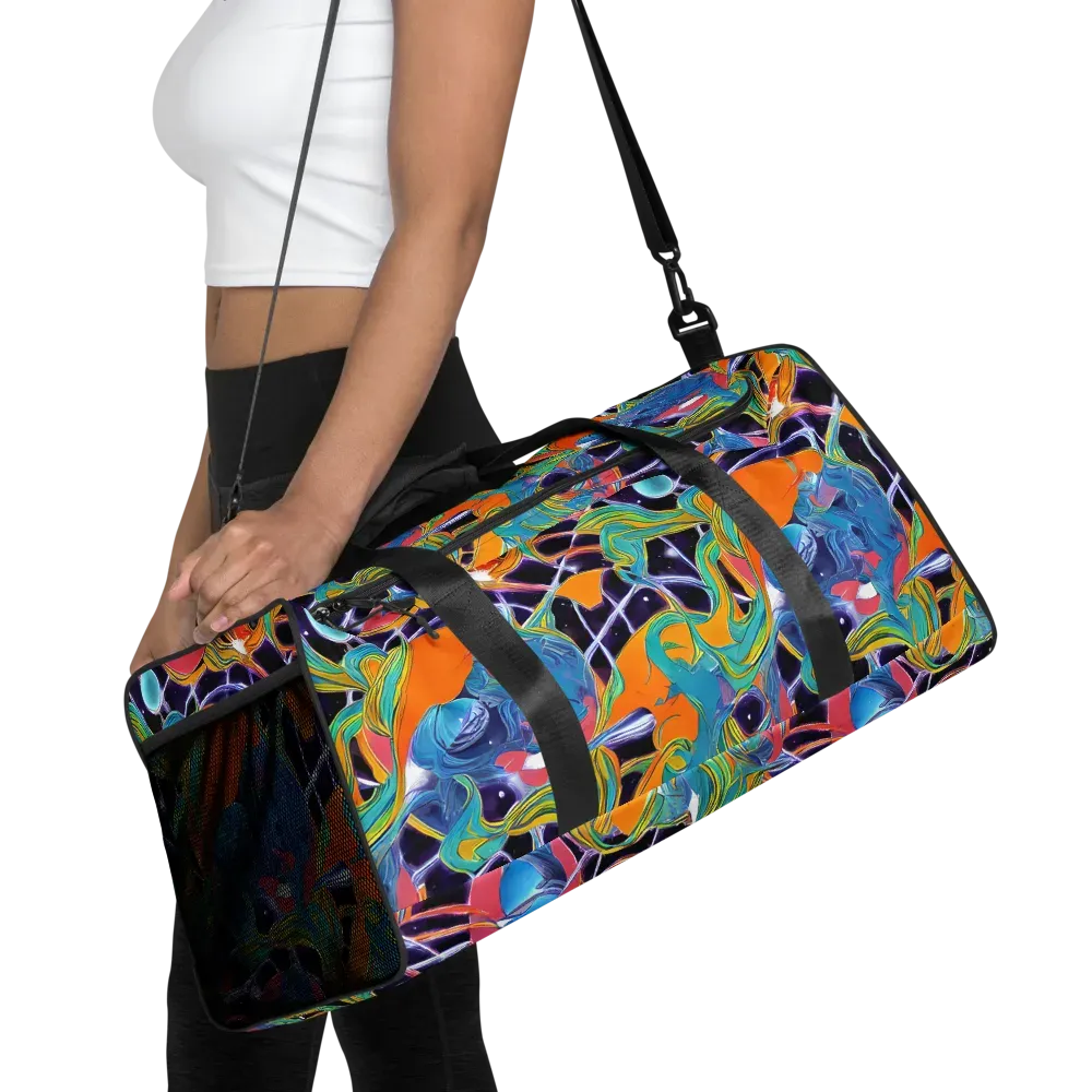 Prism Comet on Duffle Bag — Front