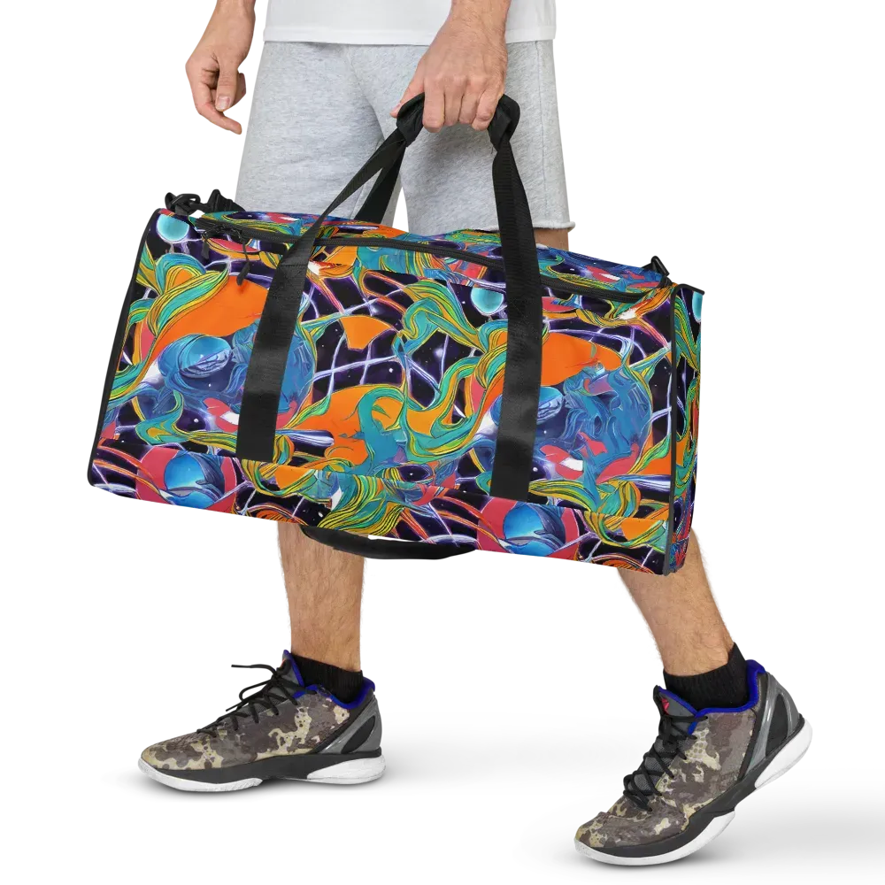 Prism Comet on Duffle Bag — Front