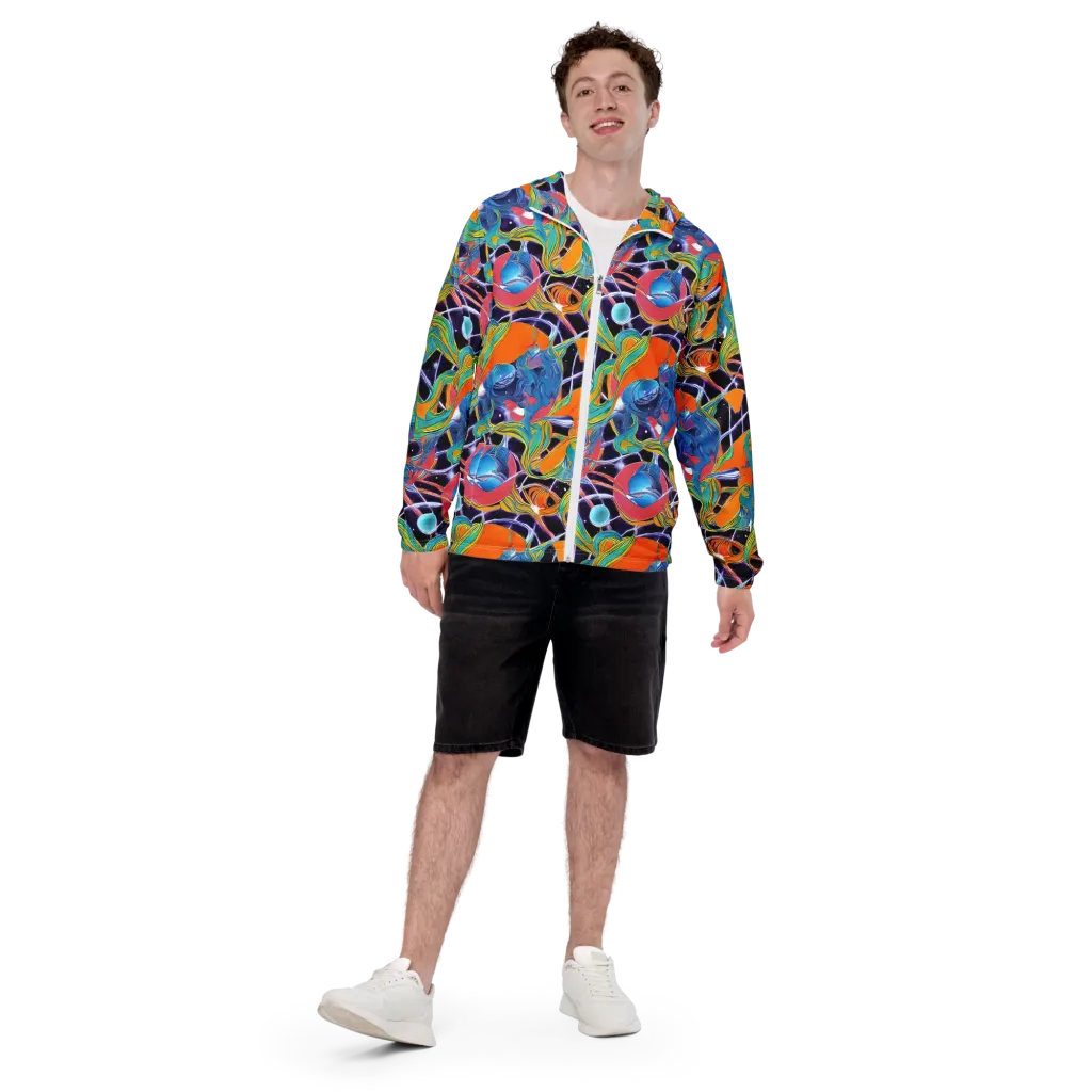 Prism Comet on Men's Windbreaker — Front