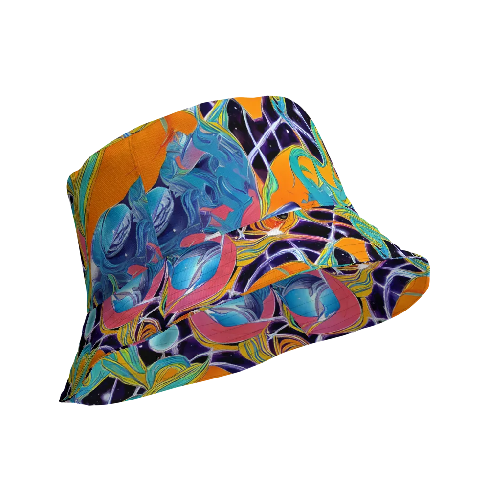 Prism Comet on Reversible Bucket Hat — Product details Outside