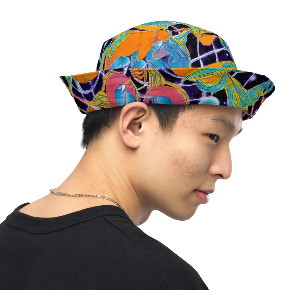 Prism Comet on Reversible Bucket Hat — Right Outside