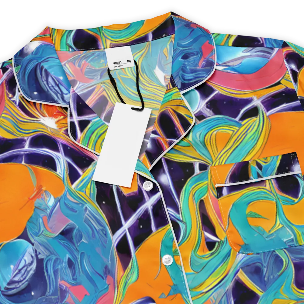 Prism Comet on Women's Short Sleeve Pajama Top — Product details