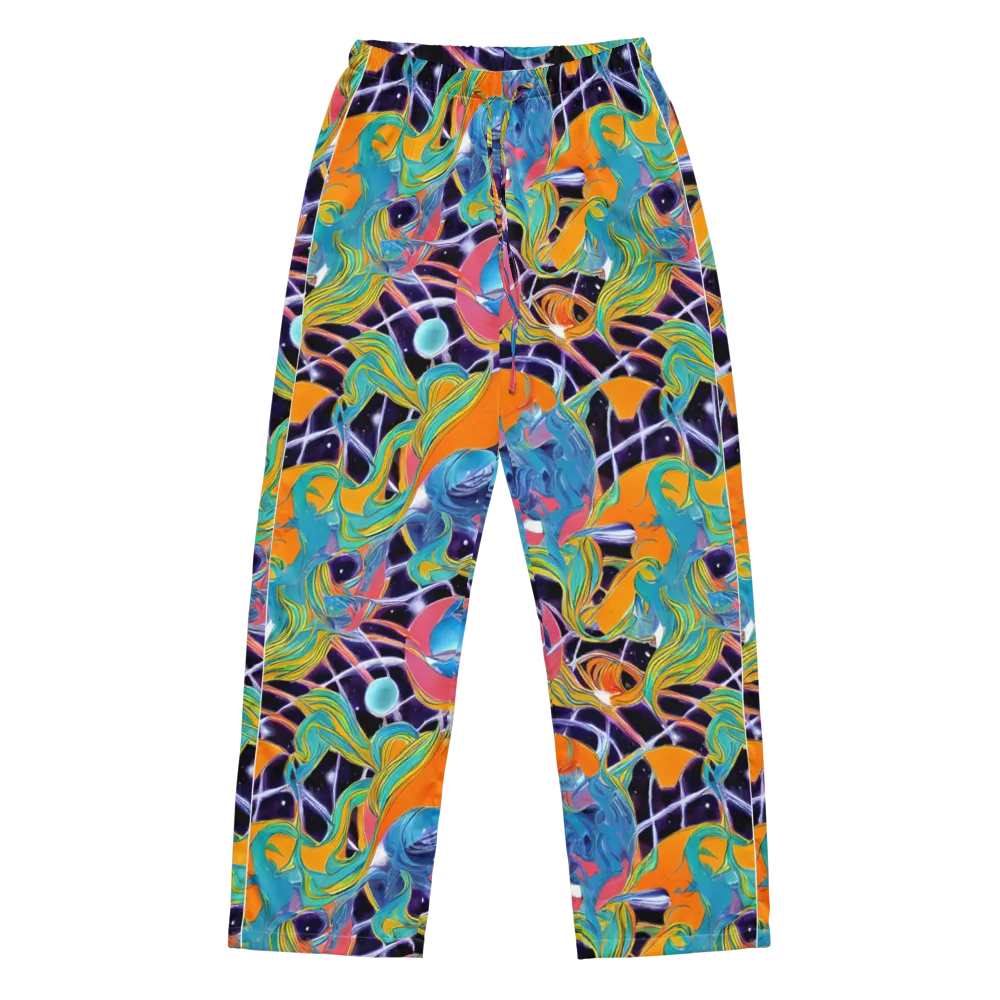 Prism Comet on Women's Pajama Pants — Front