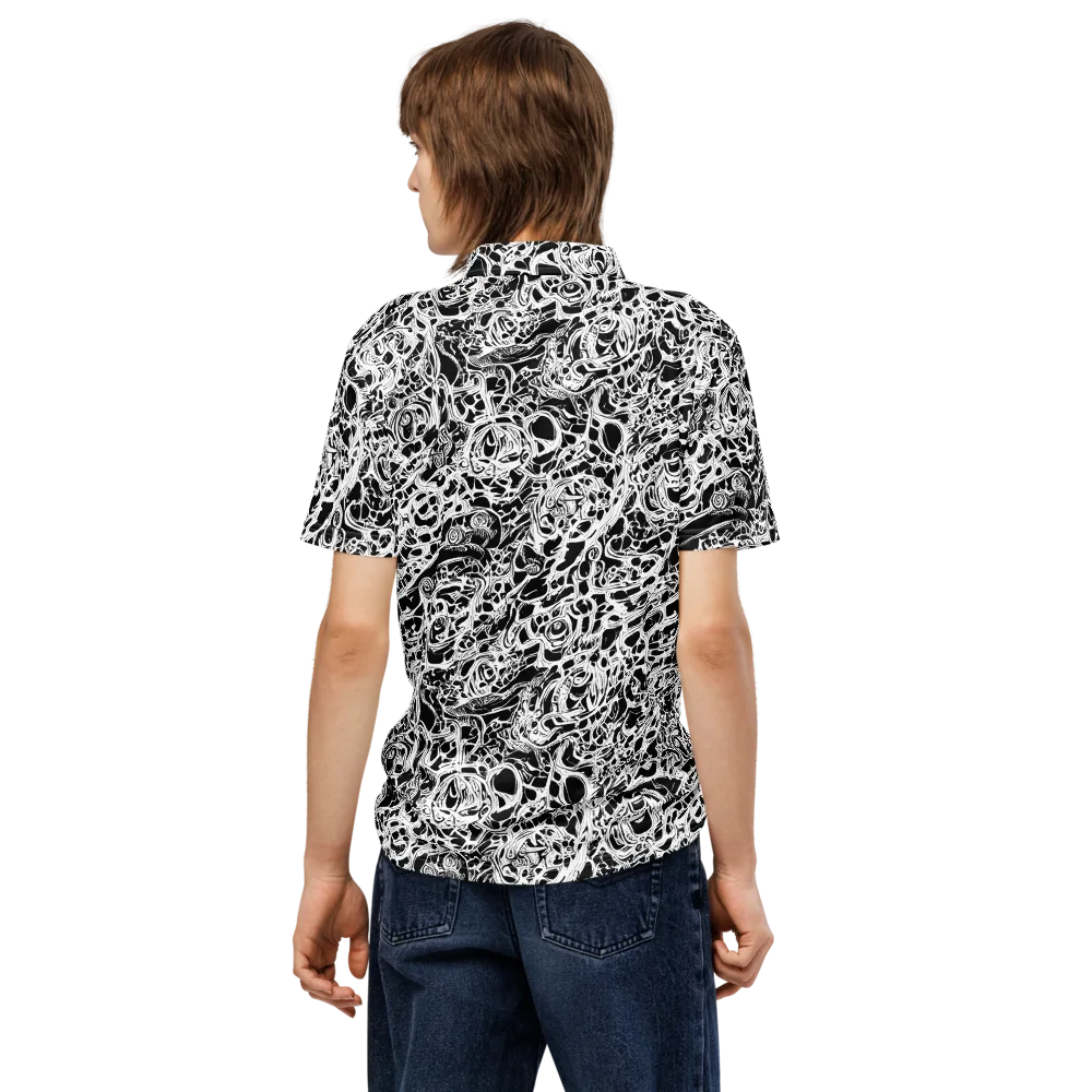 Blackcurrent on Men's Slim Fit Polo Shirt — Back