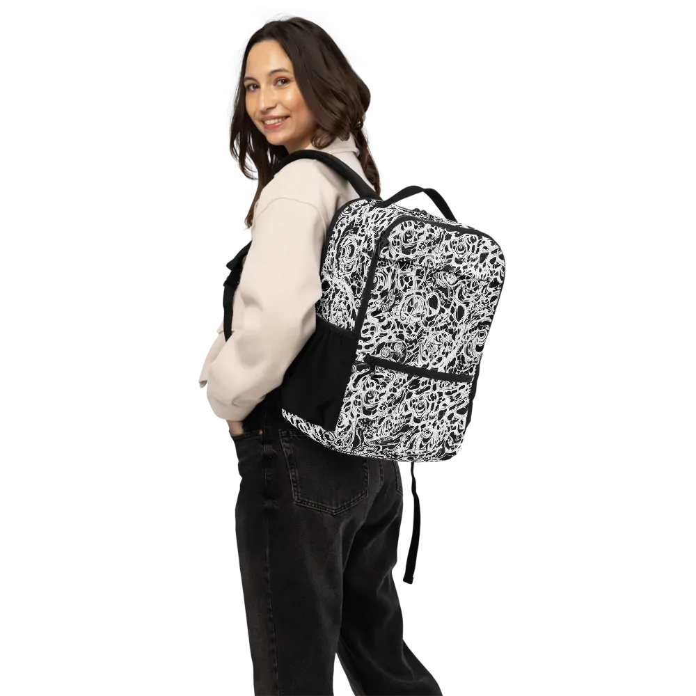 Blackcurrent on Utility Backpack — Back