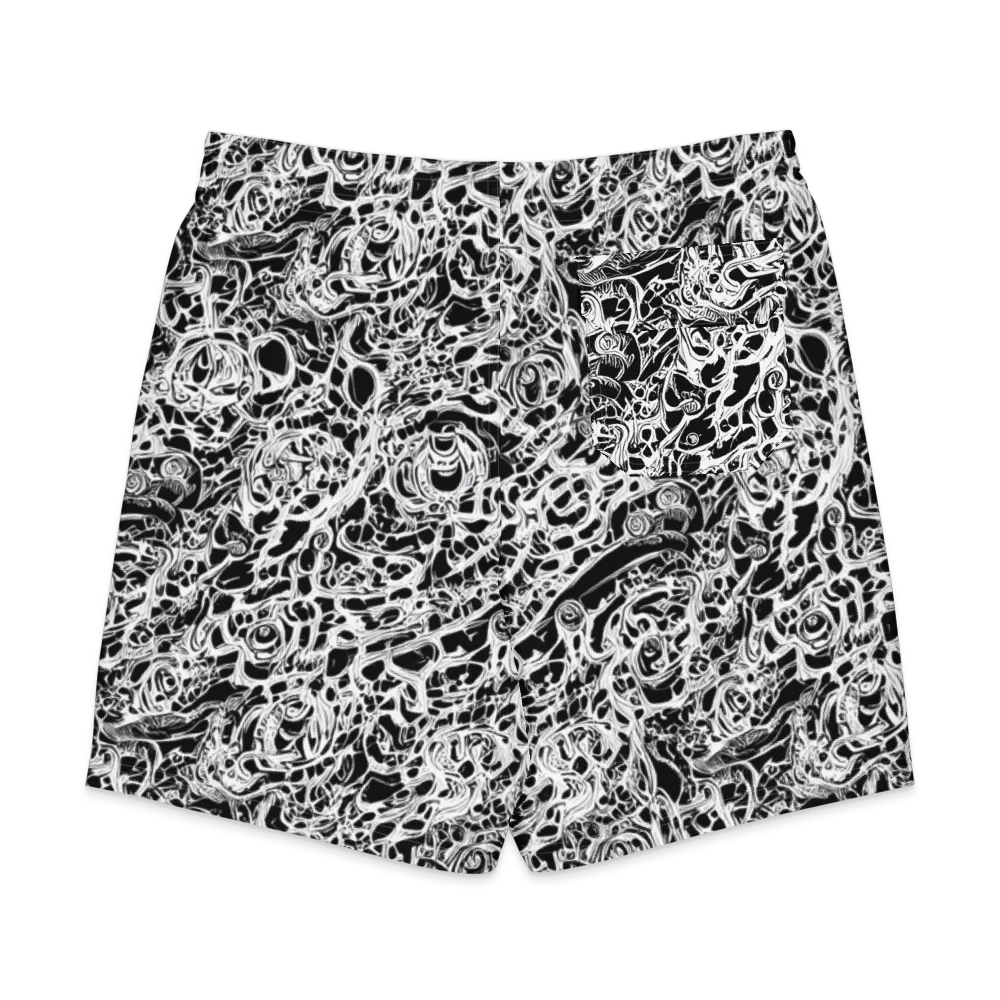 Blackcurrent on Men's Board Shorts — Back