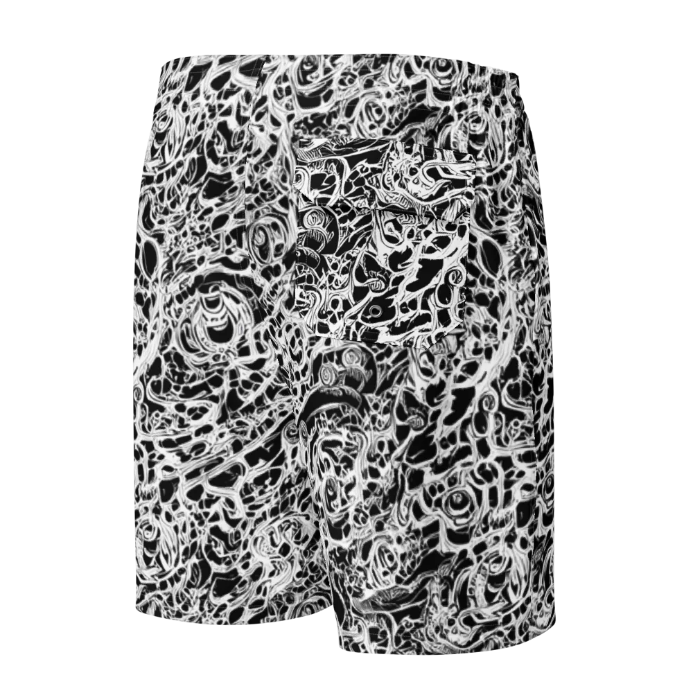 Blackcurrent on Men's Board Shorts — Back