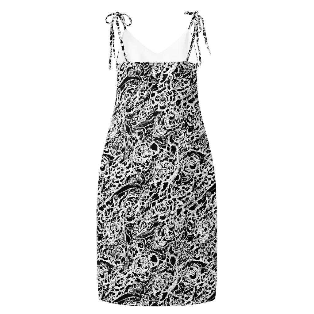 Blackcurrent on Slip Dress — Back