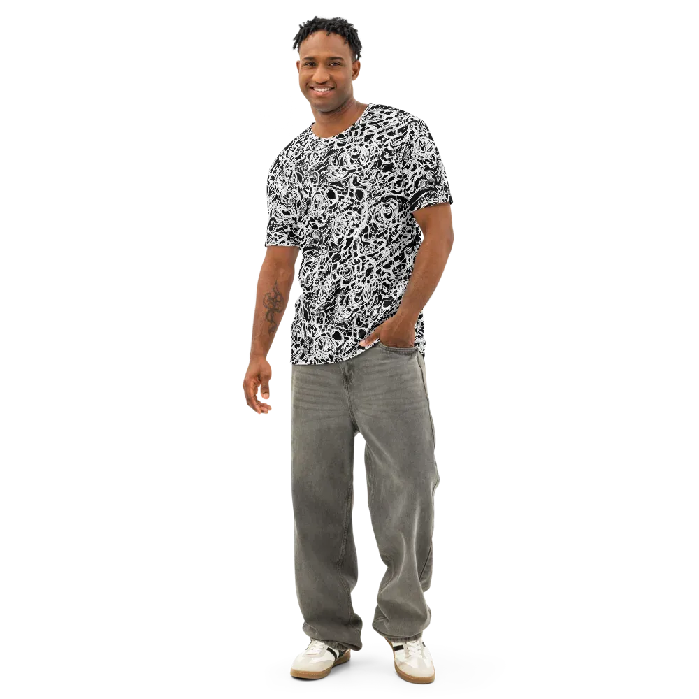 Blackcurrent on Men's Cotton Crew Neck T-Shirt — Front
