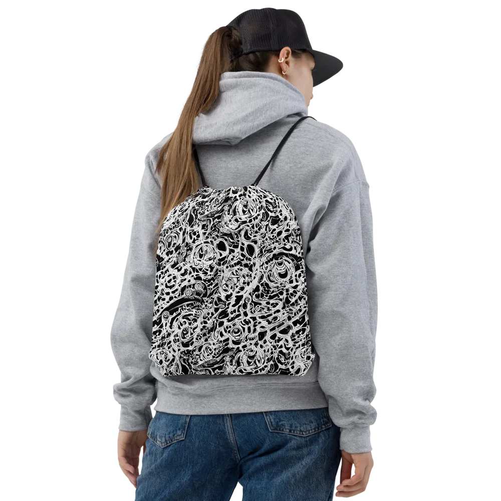 Blackcurrent on Drawstring Bag — Front