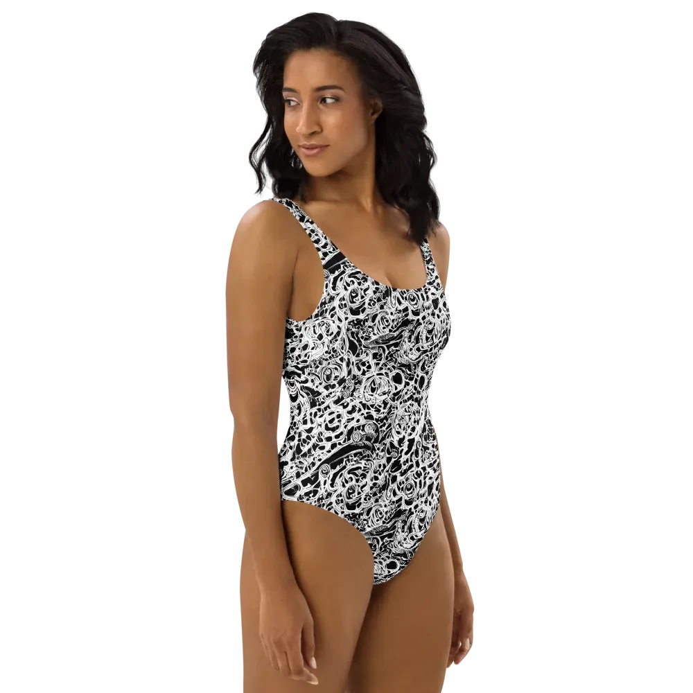 Blackcurrent on One-Piece Swimsuit — Right