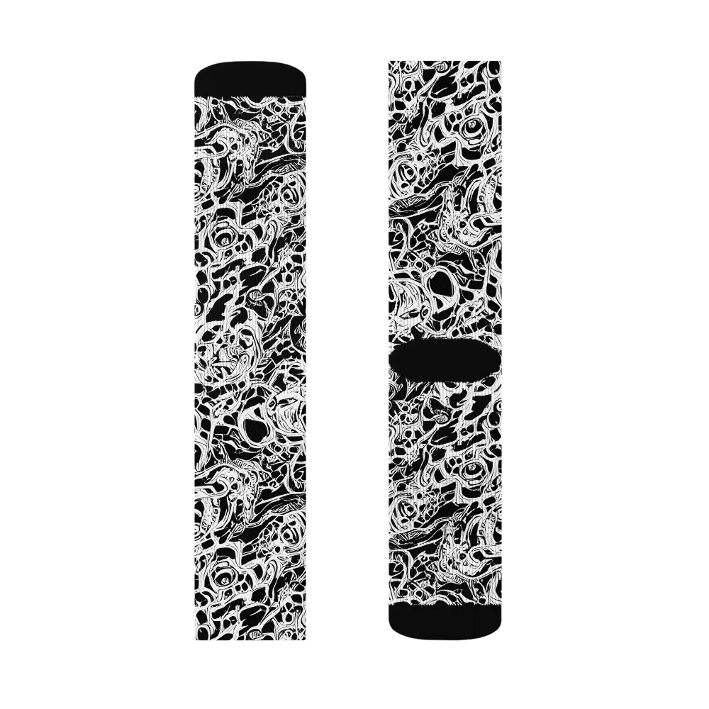 Blackcurrent on Socks — Left Sock