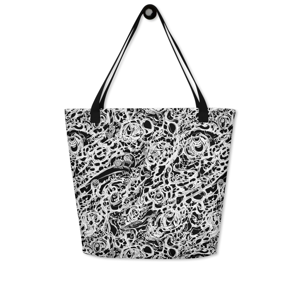 Blackcurrent on Large Tote Bag W/ Pocket — Front