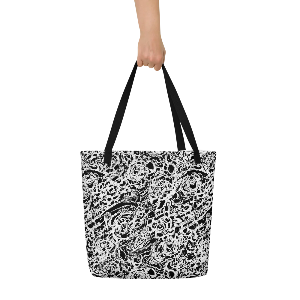 Blackcurrent on Large Tote Bag W/ Pocket — Front