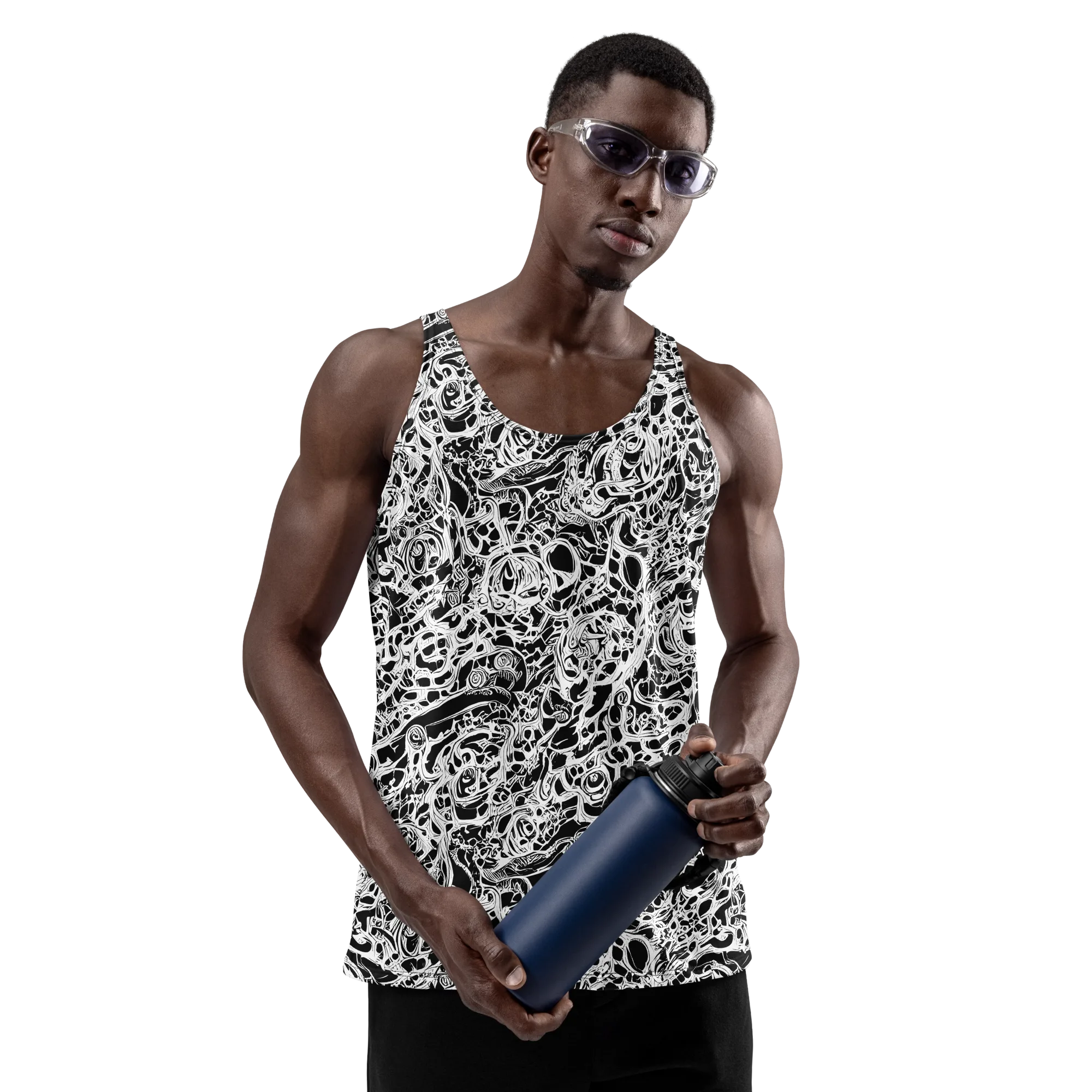 Blackcurrent on Men's Tank Top — Front