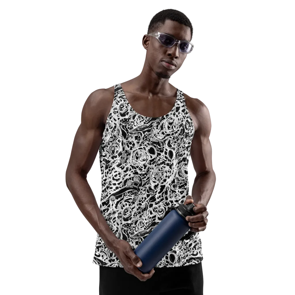 Blackcurrent on Men's Tank Top — Front