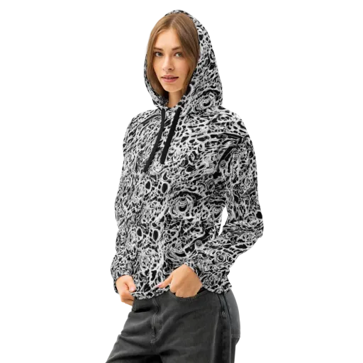 Blackcurrent on a Cotton Hoodie