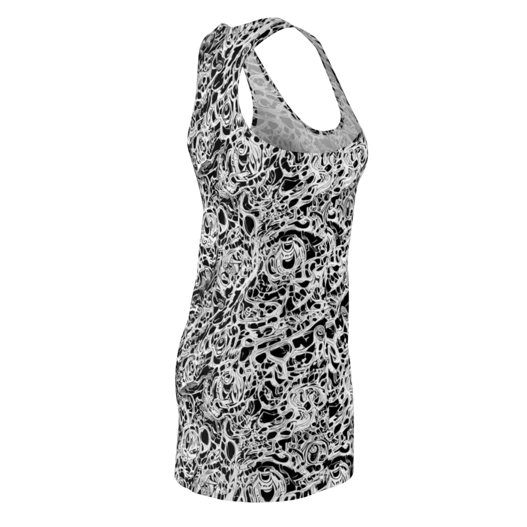 Blackcurrent on Racerback Dress — Back Side