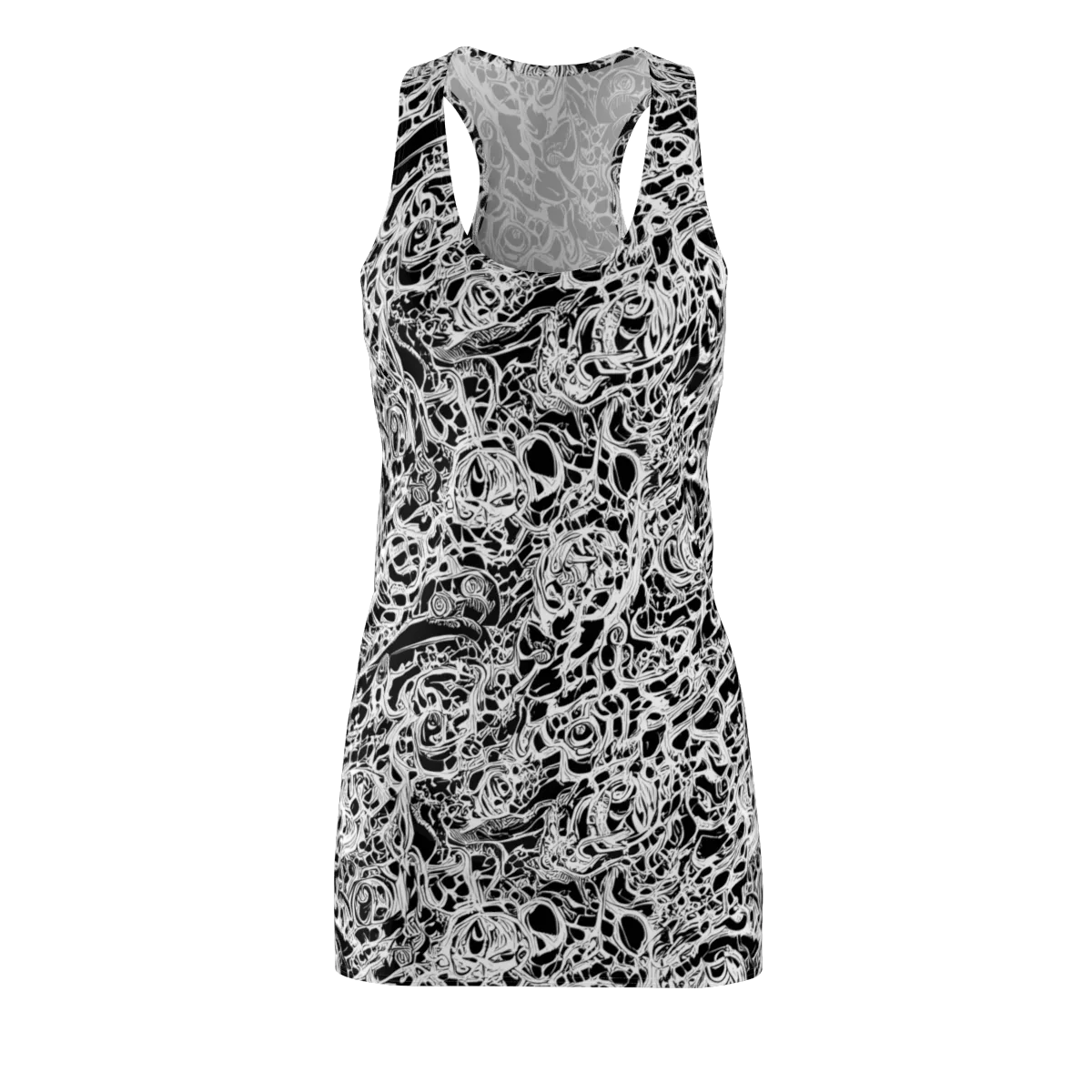 Blackcurrent on Racerback Dress — Front