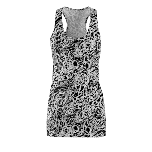 Blackcurrent on a Racerback Dress