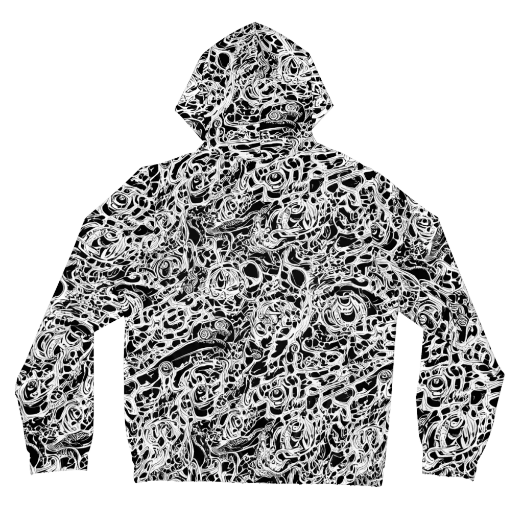 Blackcurrent on Women's Full-Zip Hoodie — Back