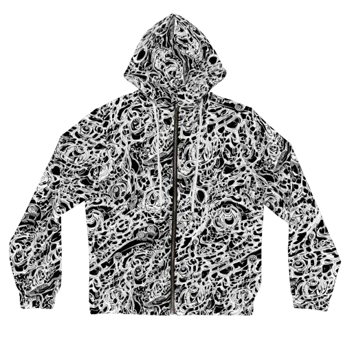 Blackcurrent on a Women's Full-Zip Hoodie